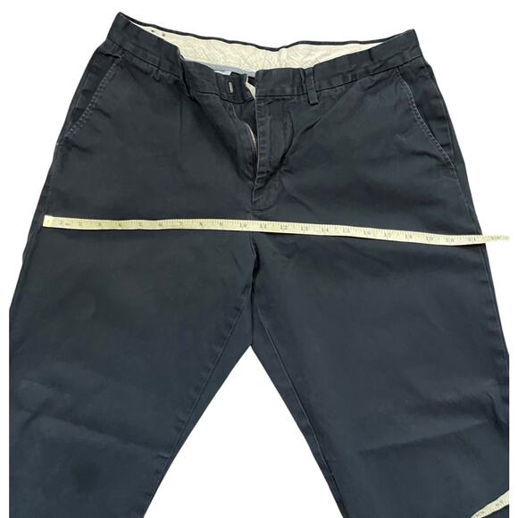 J. Crew Bowery Classic Fit Mens Flat Front Chinos 34x30 Navy - Picture 8 of 13